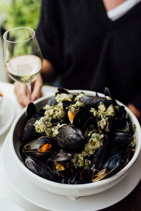 Mussels at Brasserie Bernard