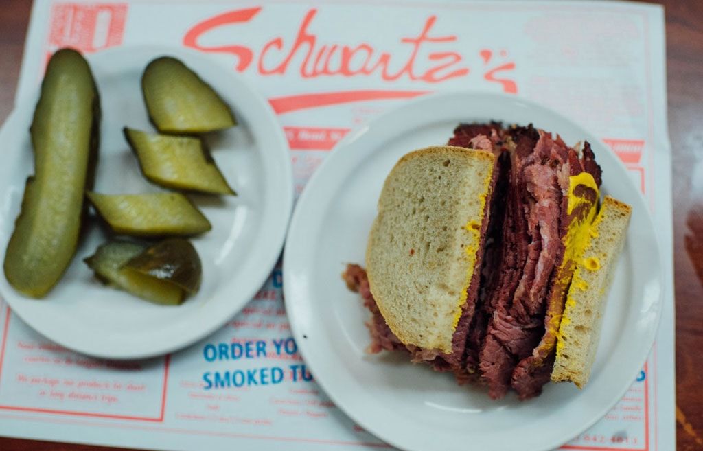 Food at Schwartz's