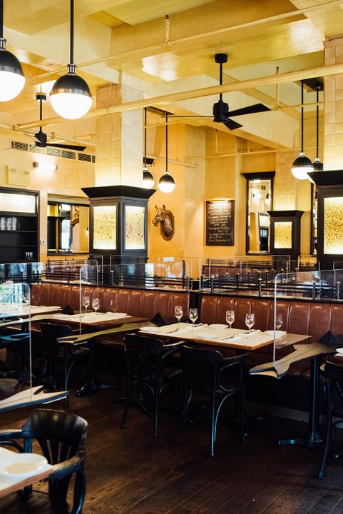 Dining room at Brasserie Bernard