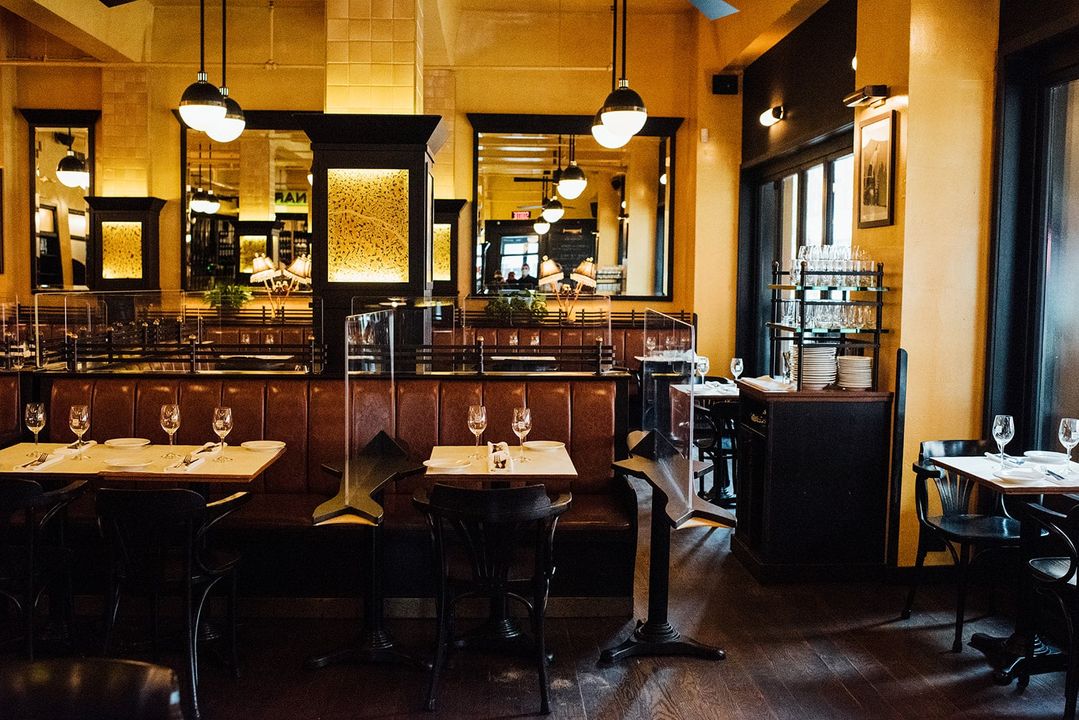 Dining room at Brasserie Bernard