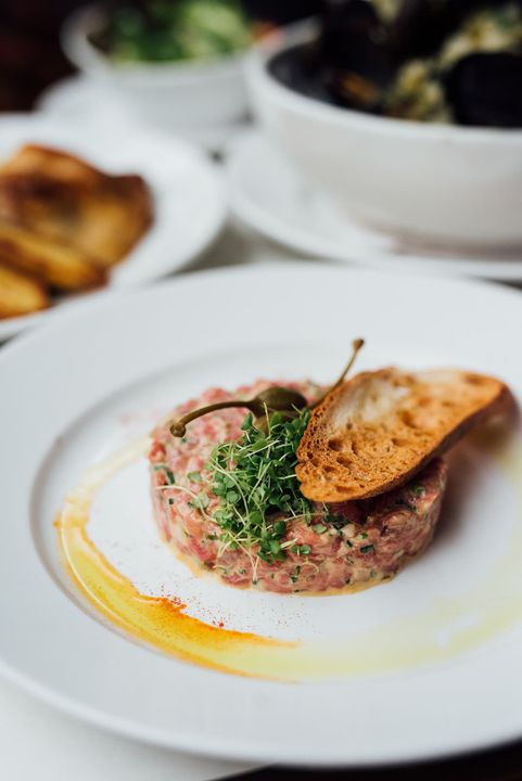 Beef Tartare at Brasserie Bernard