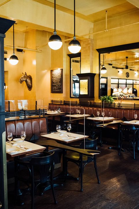 Dining room at Brasserie Bernard