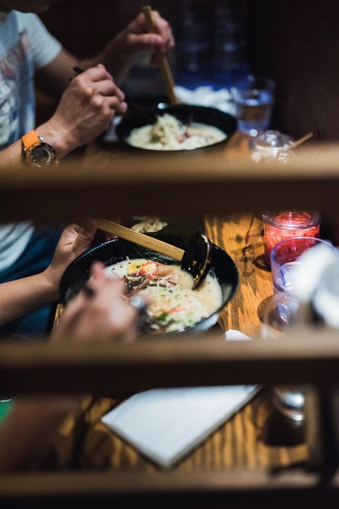 people eating at yokato yokabai