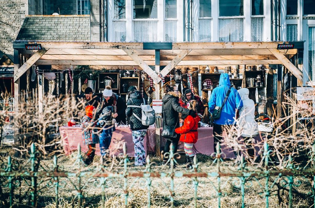 Cabane Panache et bois rond : événement original et gourmand sur la rue Wellington