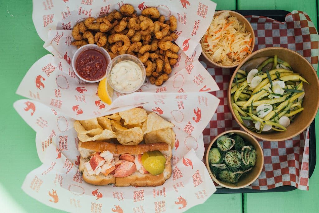 parasol cabane à homard lobster shack