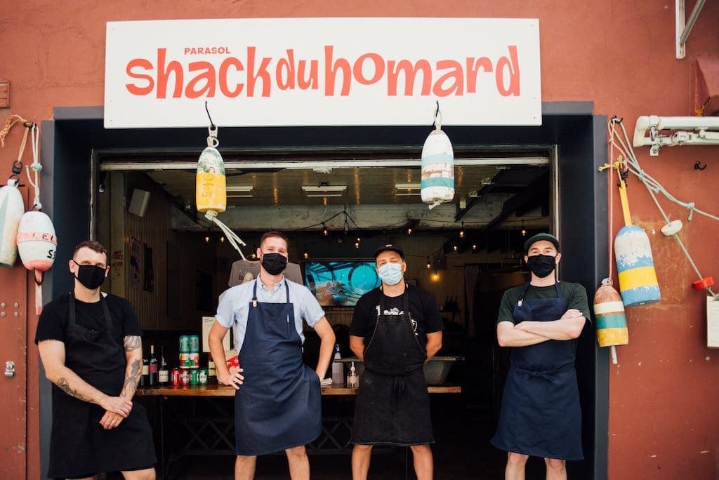 parasol cabane à homard lobster shack