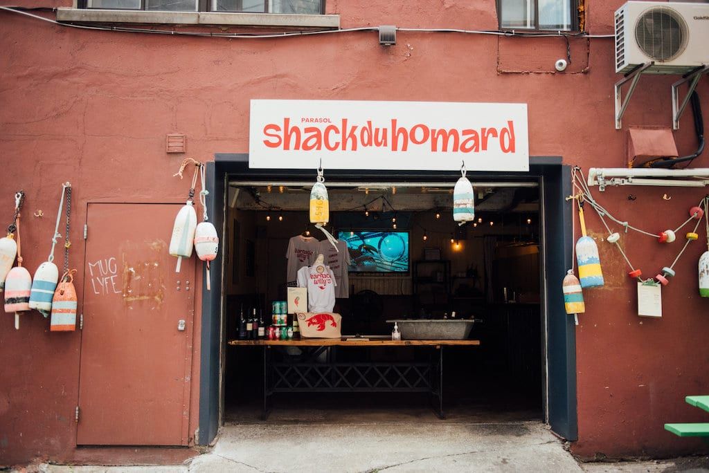 parasol cabane à homard lobster shack