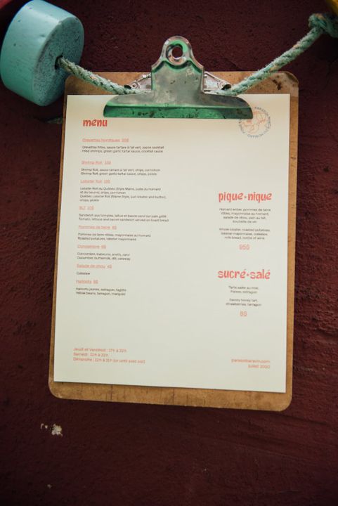 parasol cabane à homard lobster shack