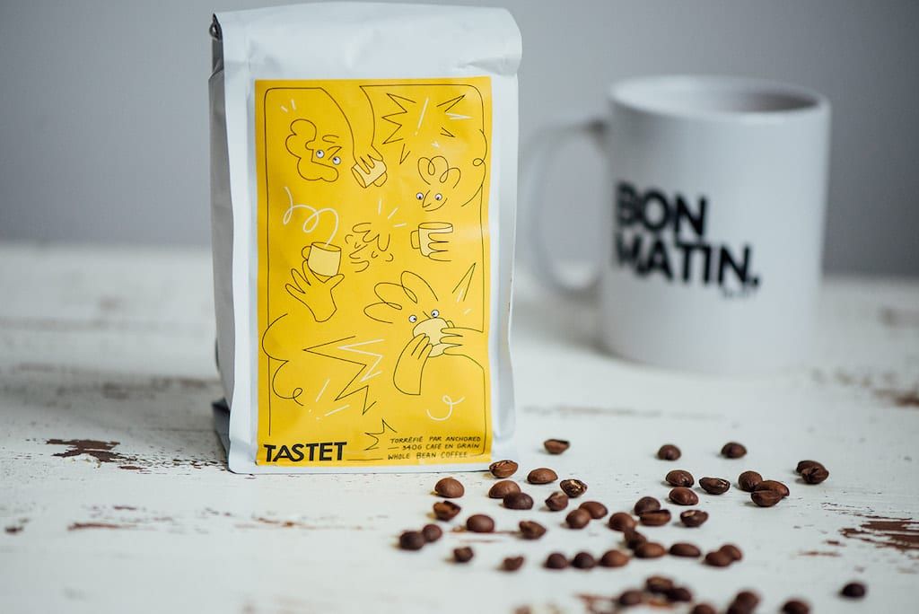 Café tastet anchored coffee