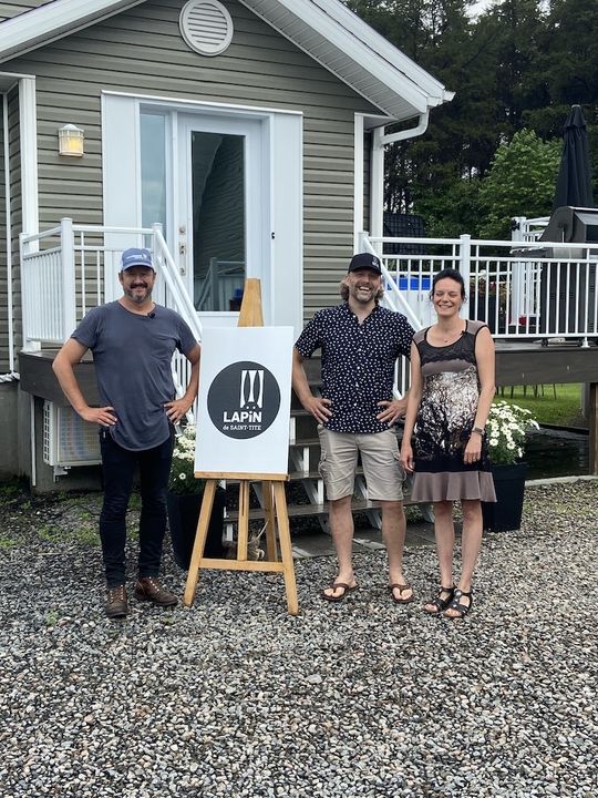 Rémi-Pierre Paquin visite Lapin de Saint-Tite en Mauricie