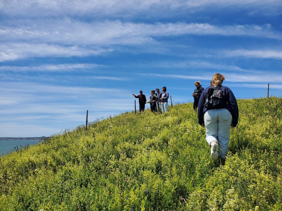 Stéphanie Boulay visite la Ferme Pointe-Basse