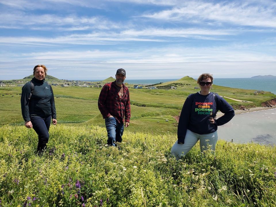 Stéphanie Boulay visite la Ferme Pointe-Basse