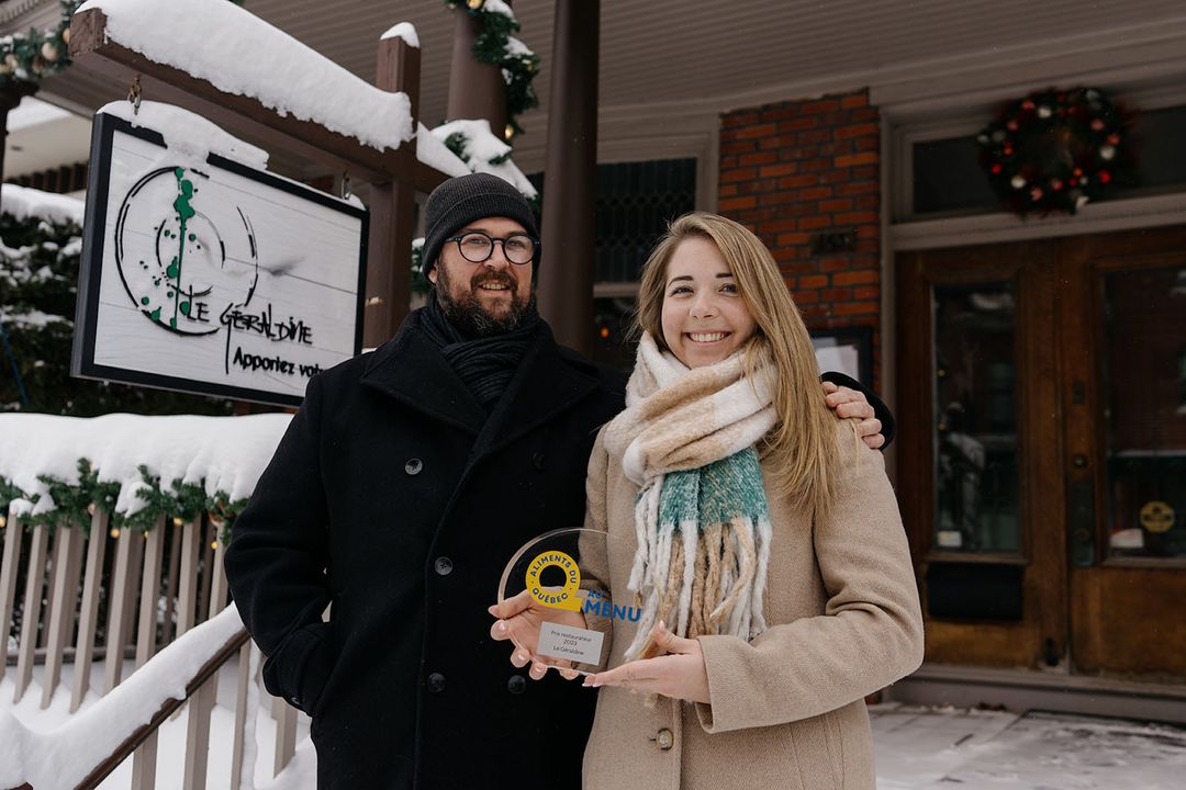 Géraldine - Prix restaurateur Aliments du Québec au menu 2023