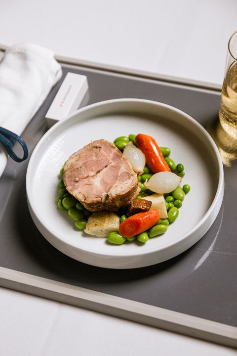 Olivier Perret signe les menus en classe affaires sur les vols d'Air France à départ du Canada