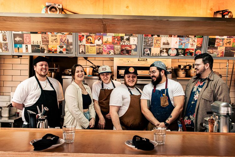 L'équipe d'Ambre Buvette à Sainte-Foy