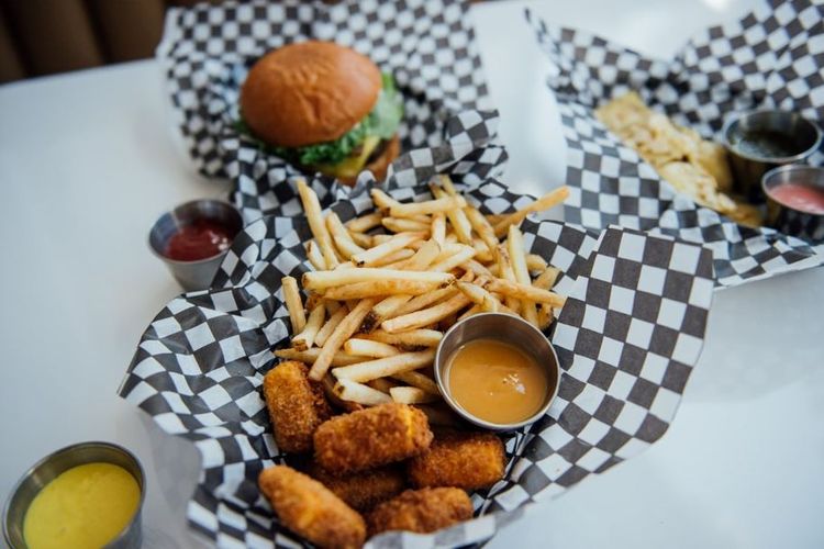 Fast food restaurants open for take-out